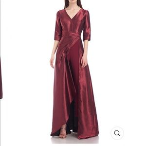 Kay Unger Celia Walk Thru Jumpsuit Size 16